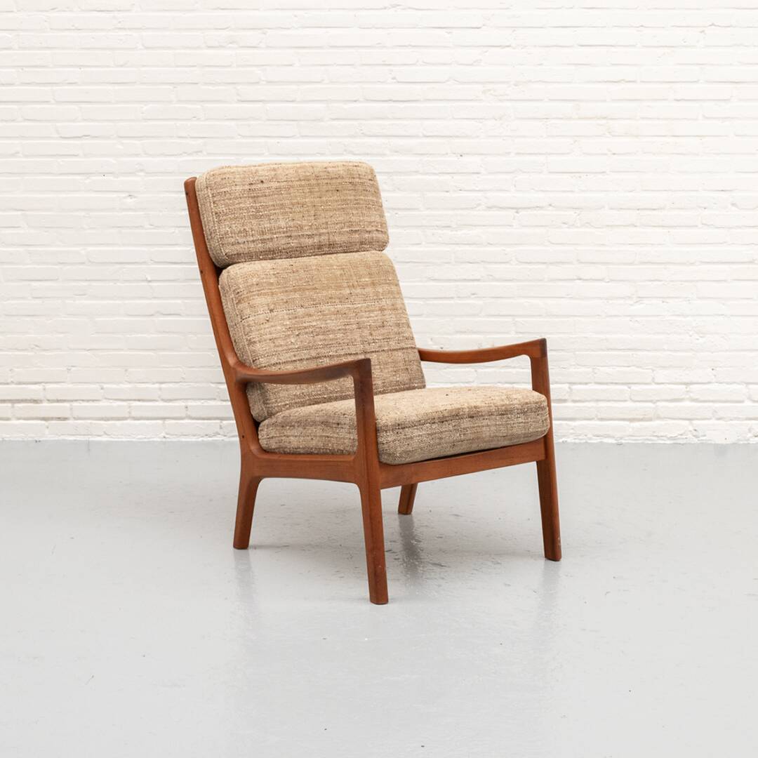 Senator Highback Armchair by Ole Wanscher for Cado Denmark