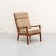 Senator Highback Armchair by Ole Wanscher for Cado Denmark