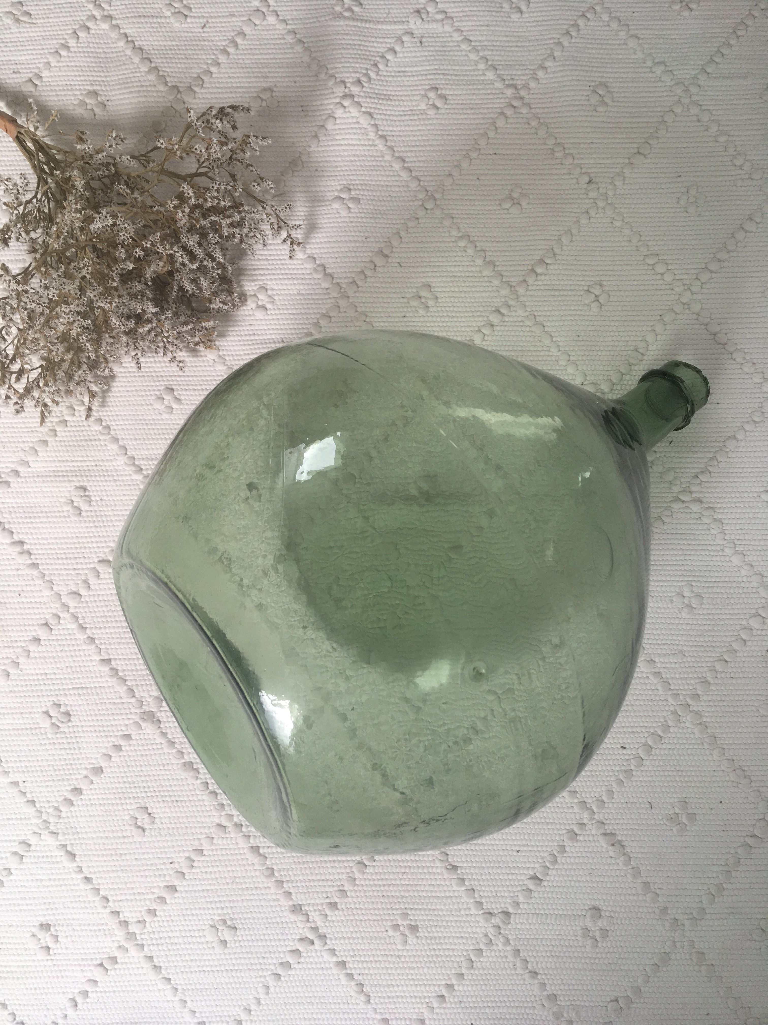 Demijohn vintage green 15L