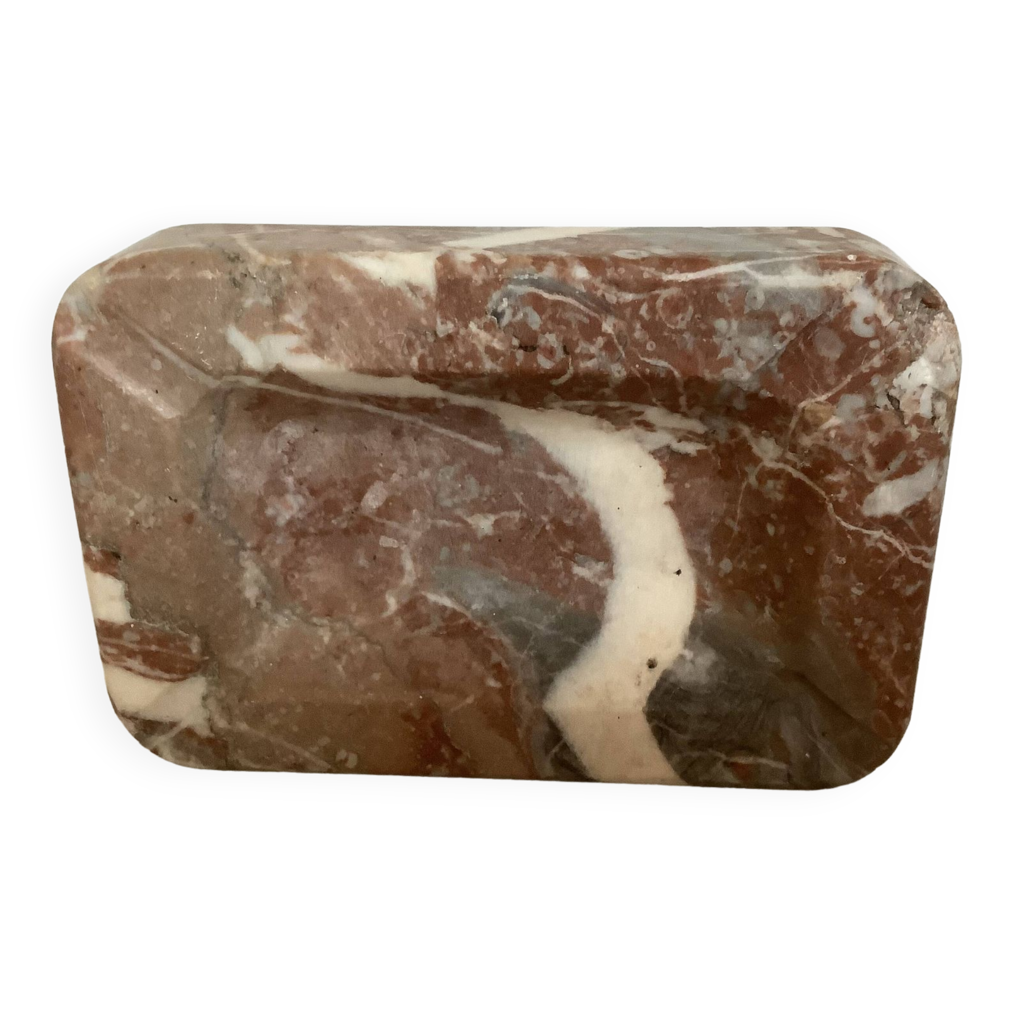 Empty marble ashtray pocket