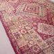 Tapis marocain vintage violet 230 x 402 cm - Tapis en laine berbère ancien fait à la main