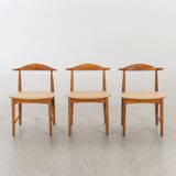 Set of 6 Scandinavian chairs from the mid-20th century.