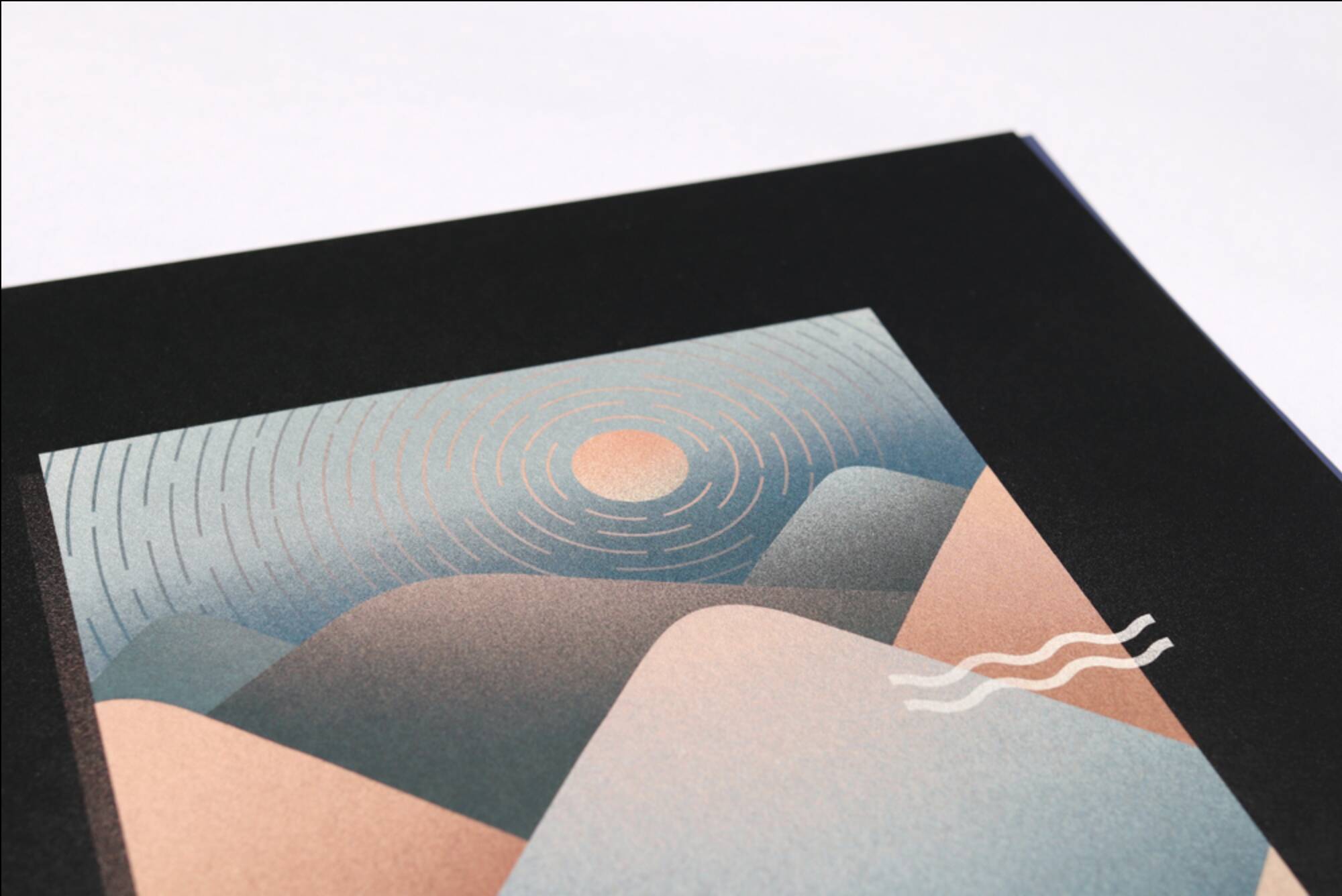 Poster Horizons Terracotta