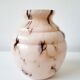 Art deco opaline glazen vaas, Verreries de Scailmont, Henri Heemskerk