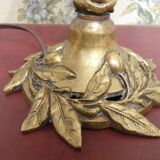 Lamp chiseled bronze art nouveau period nineteenth century