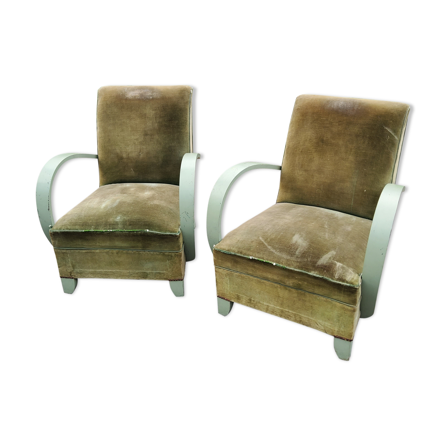 Pair of armchairs from the 30s/50s
