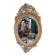19th century gilt medallion mirror