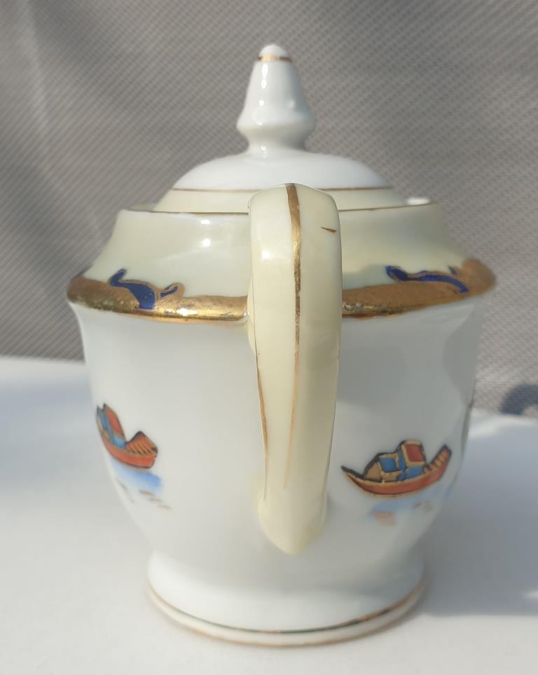Coffee service Vintage Pagoda 1945 "made in occupied Japan"