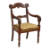 Antique Louis-Philippe armchair in walnut, Italy, 19th century.