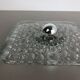Large glass "bubble" sconces 1970s wall light by Peill & Putzler, Germany