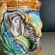 Pot in slip nineteenth century