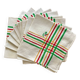 Serviettes basques vintage avec monogramme
