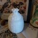 Gros pot ,bonbonnière en forme d'ananas en opaline vintage