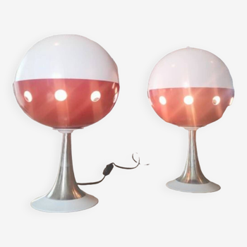 Pair of vintage lamps 1980