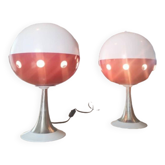 Pair of vintage lamps 1980