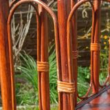 Shelves, rattan bookshelf