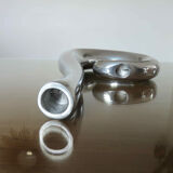 Design candle holder in cast aluminum 80s