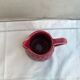 Former art deco red ceramics pitcher
