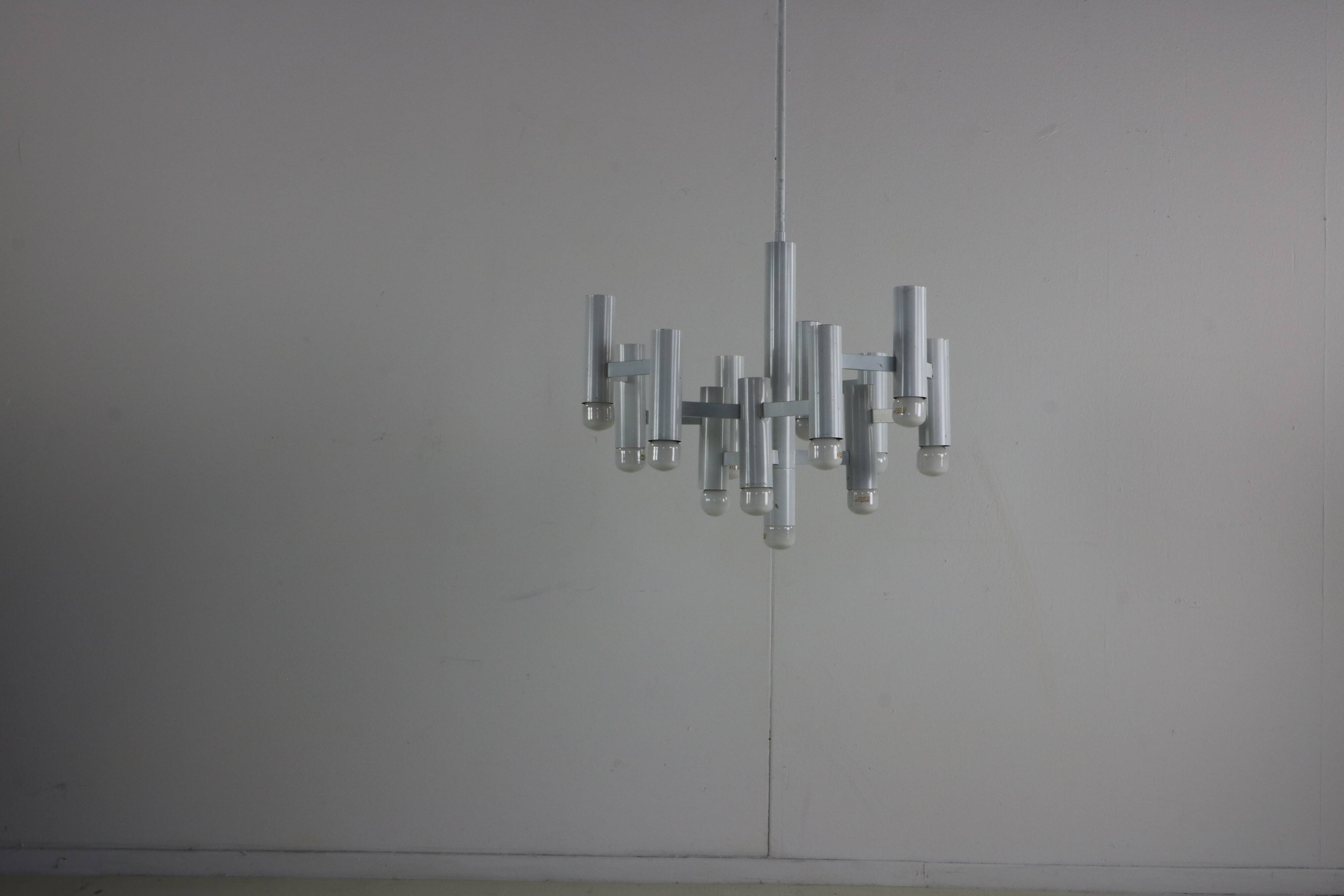 Midcentury design pendant lighting by Gaetano Sciolari
