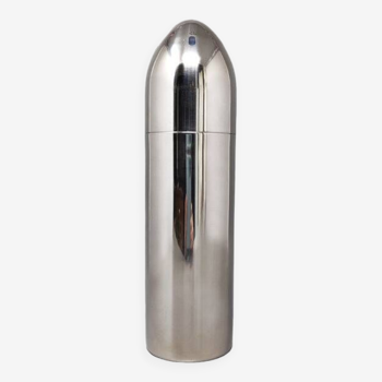 1960s Gorgeous Cocktail Shaker in Stainless Steel. Made in Italy