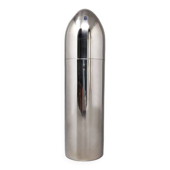 1960s Gorgeous Cocktail Shaker in Stainless Steel. Made in Italy