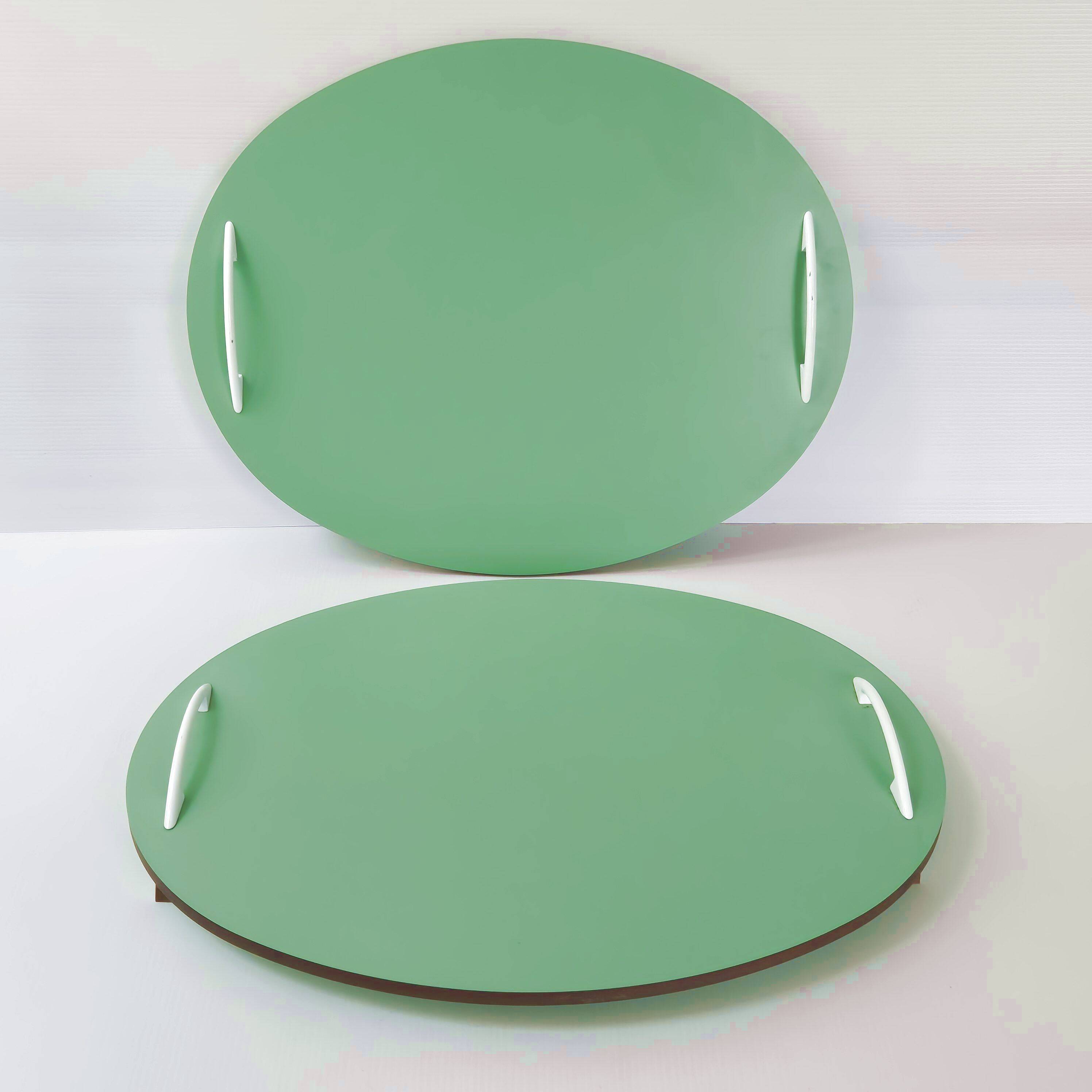 Pair of large vintage 1950s trays
