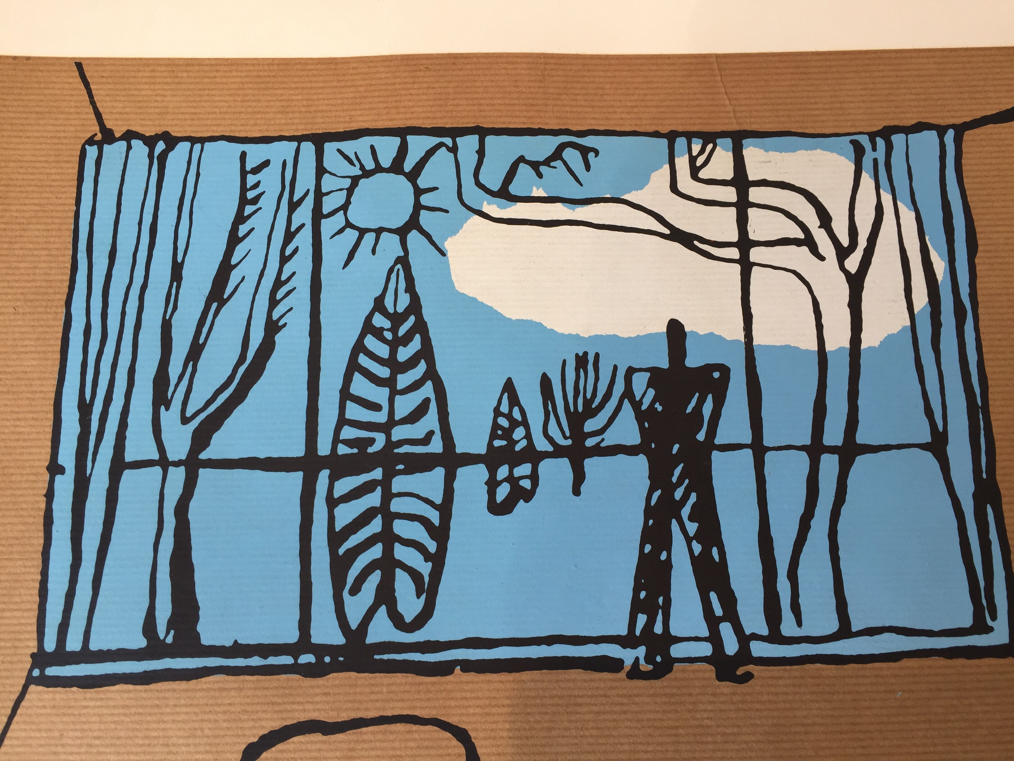 Le Corbusier, Paris 1966 exhibition poster