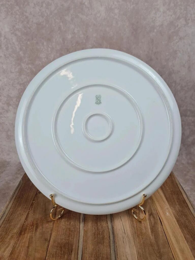 Large cake plate in fine porcelain Schumann Germany 🇩🇪