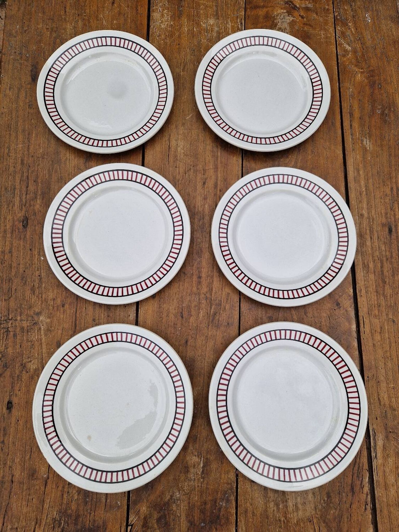 Set of 6 dessert plates Badonviller