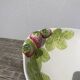 Ceramic fruit slip salad bowl