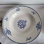 4 Deep Plates in earthenware Moulin des Loups & Hamage model Lucien