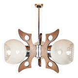 1970s vintage geometric pendant light