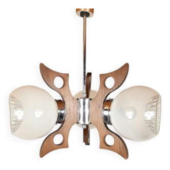 1970s vintage geometric pendant light