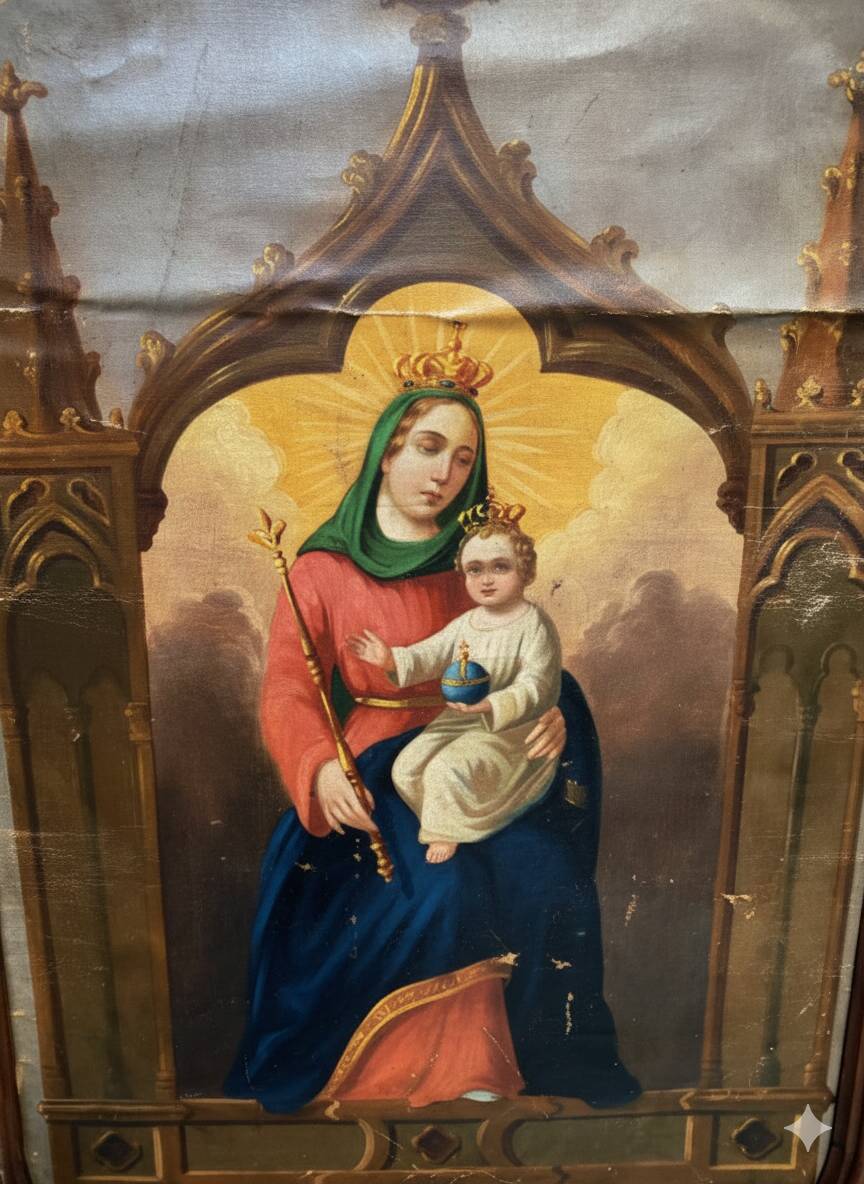 Religious tableau of Notre Dame de Fournet