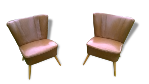 Paire fauteuils vintage