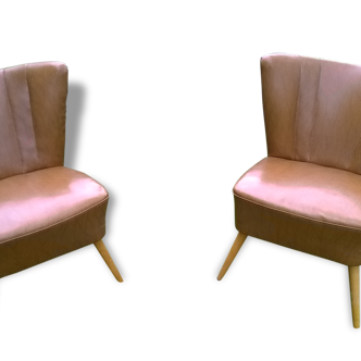 Pair armchairs vintage