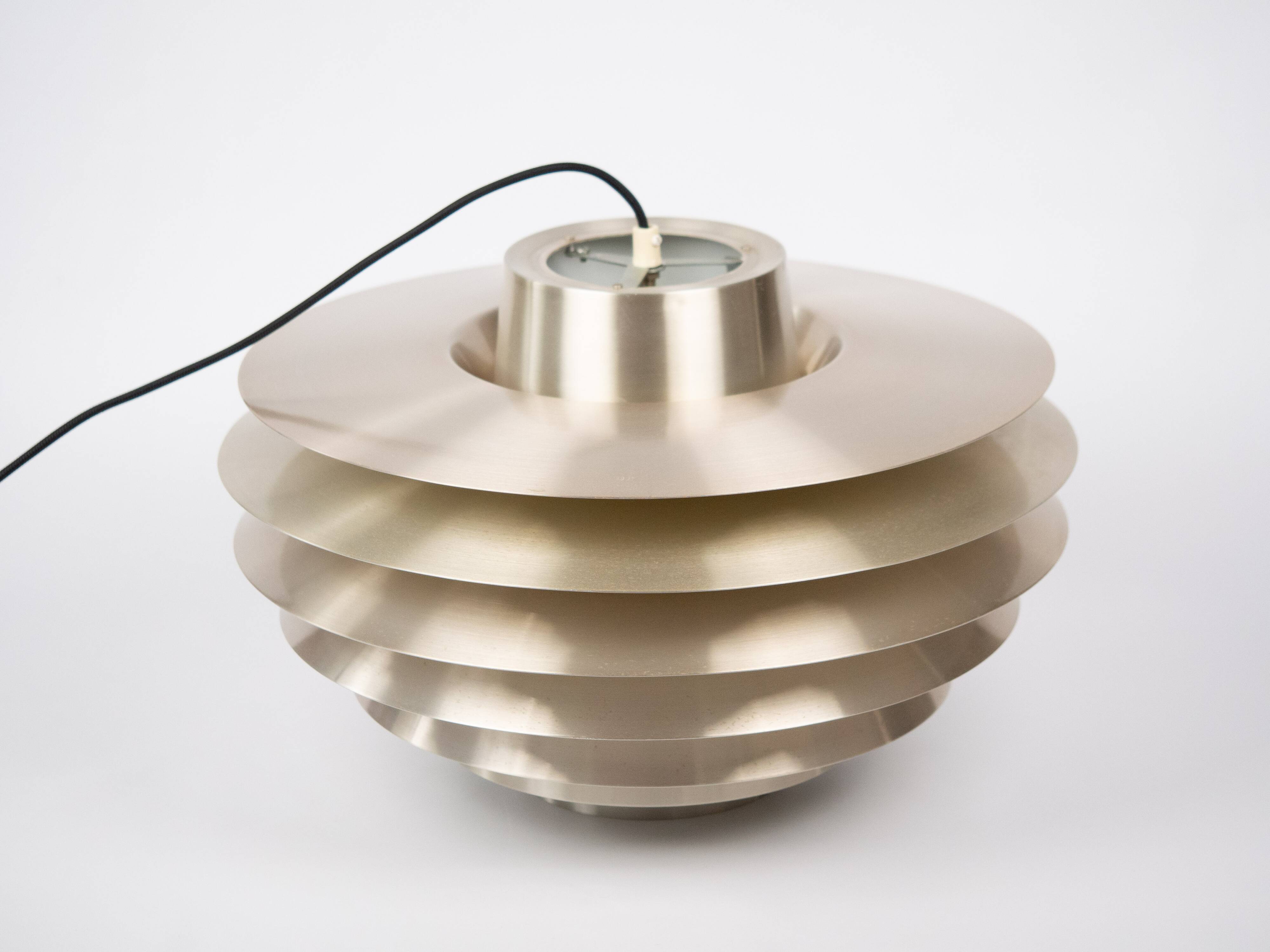 Lampe suspendue vintage danoise Verona par Svend Middelboe, Lyfa, 1962