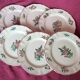 Set of dessert plates from the Lunéville manufacture