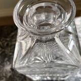 Vintage crystal decanter diamond tip