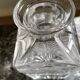 Vintage crystal decanter diamond tip