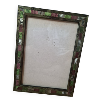 Multicolored photo frame