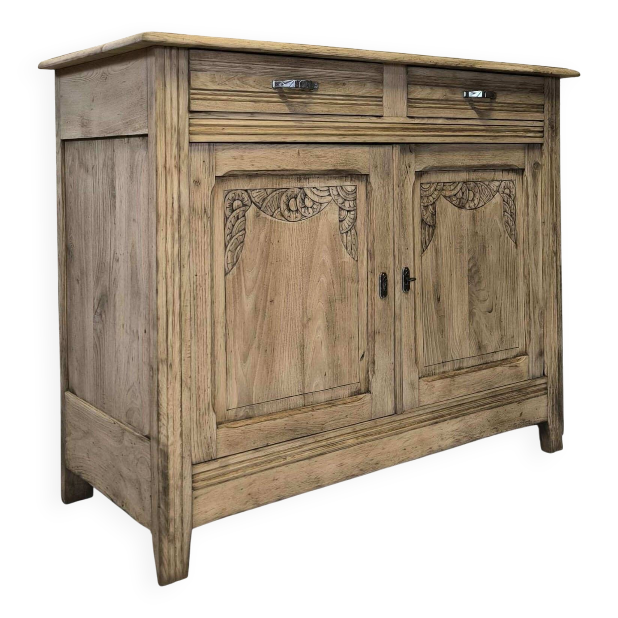 Vintage Art Deco wooden Parisian buffet.