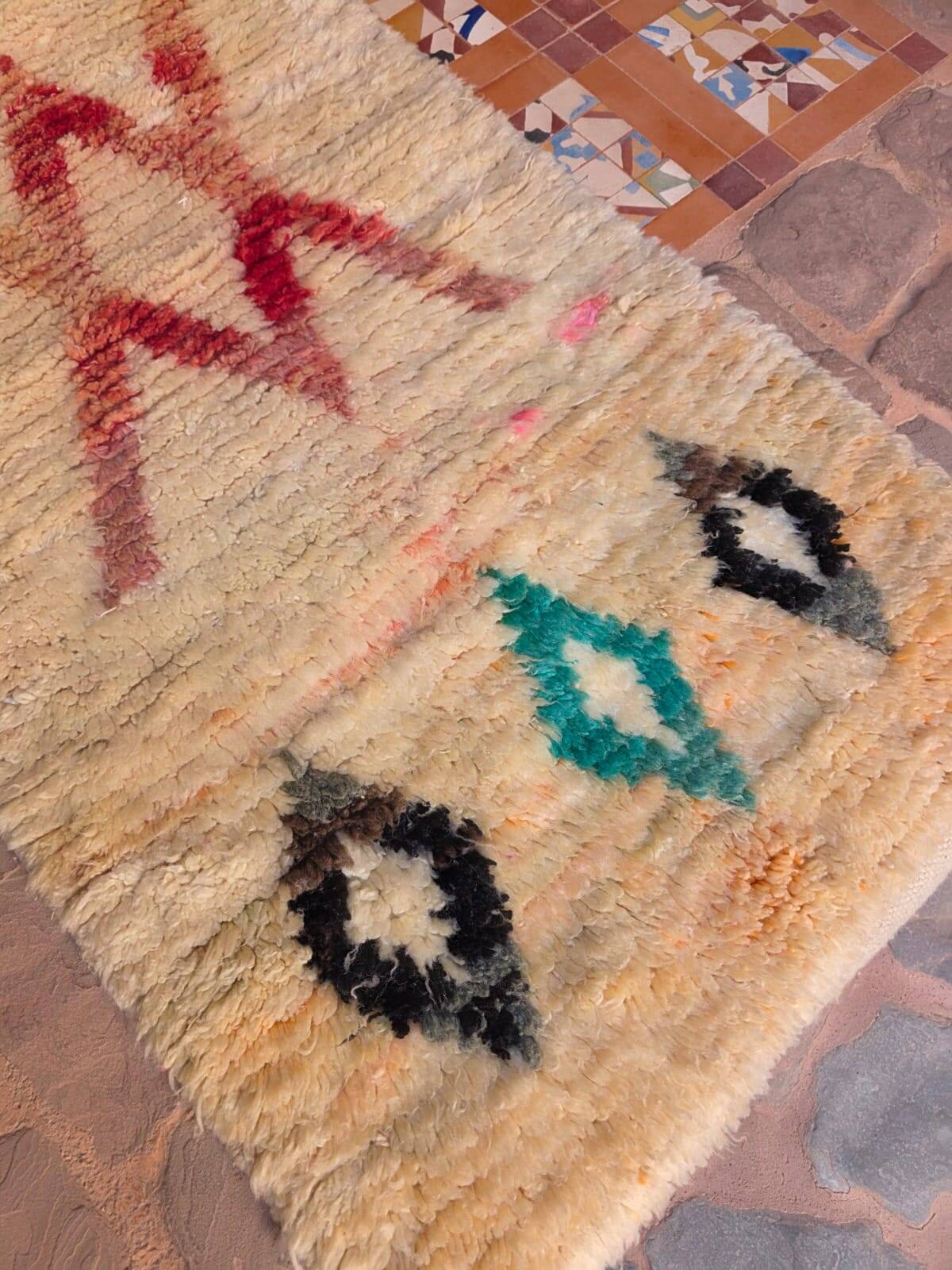 Tapis Berbère Marocain couloir 300 x 77 cm