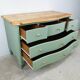 Renovated pine chest of drawers