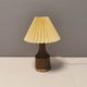 Beautiful sting lamp in twisted wood. Estimated 1970s and Swedish or Danish.