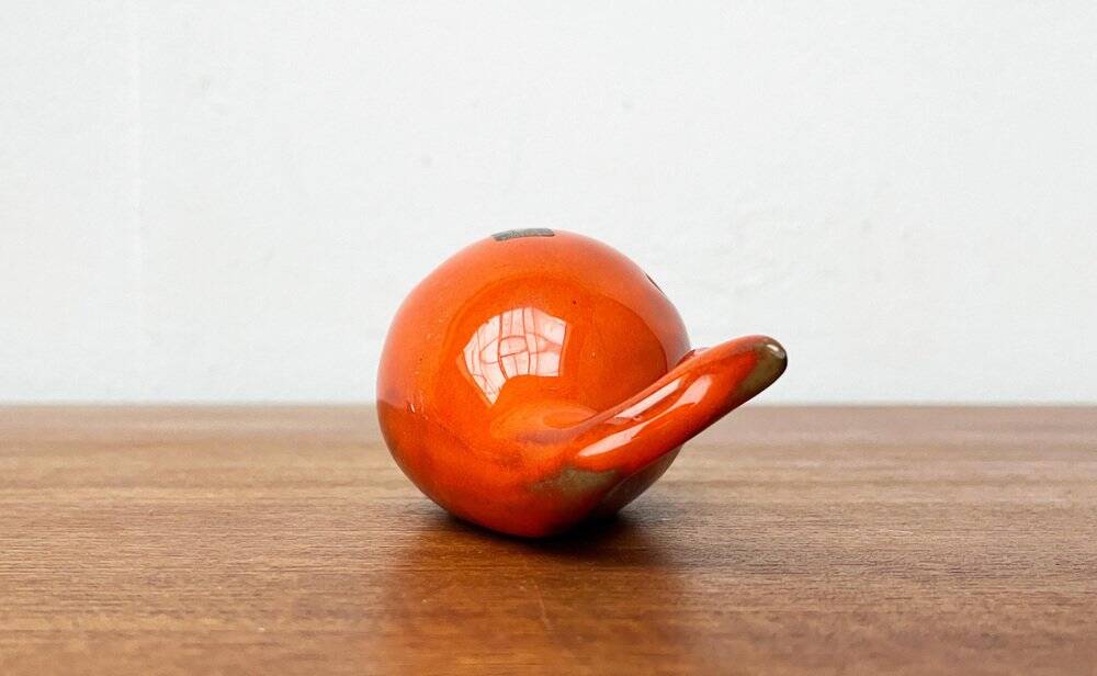 Whale Figurine Ashtray in Ceramic by Ceramica D'Arte, Salerno, Italy, 1970s