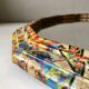 Vintage floral paper mirror