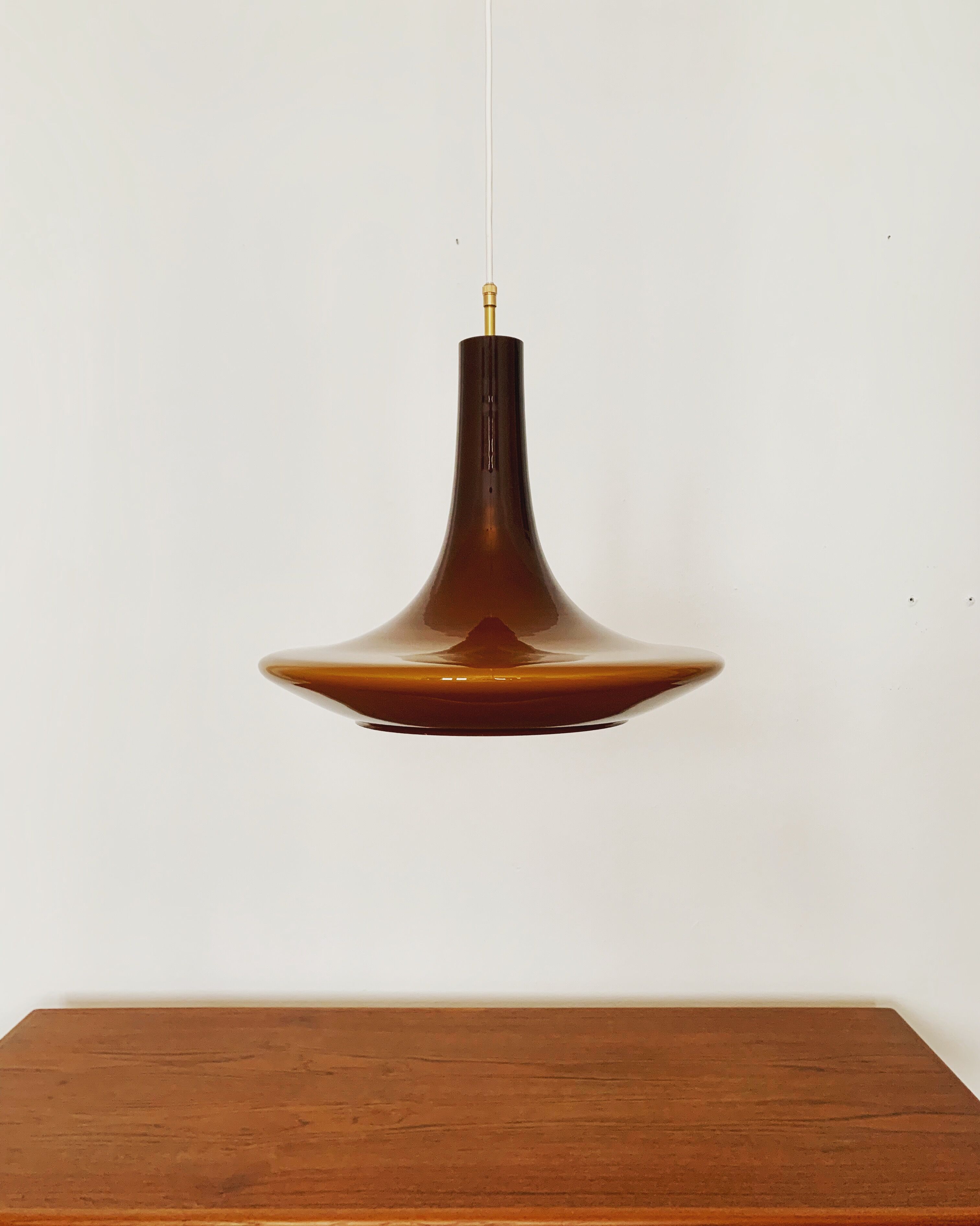 Glass pendant lamp by Peill and Putzler
