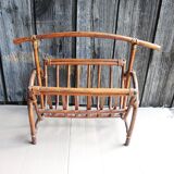 Old bamboo magazine rack