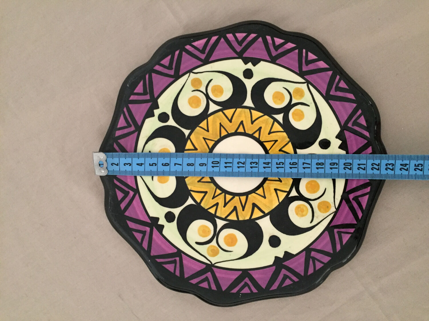 Vintage ceramic trivet